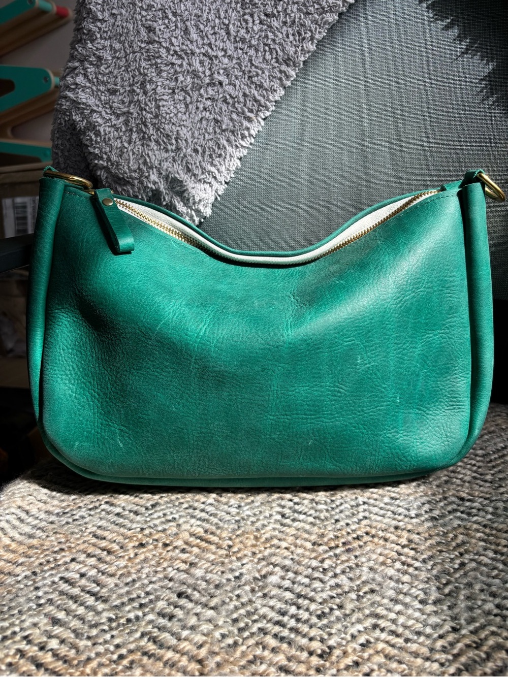 KMM & co. Teal Kodiak crossbody bag